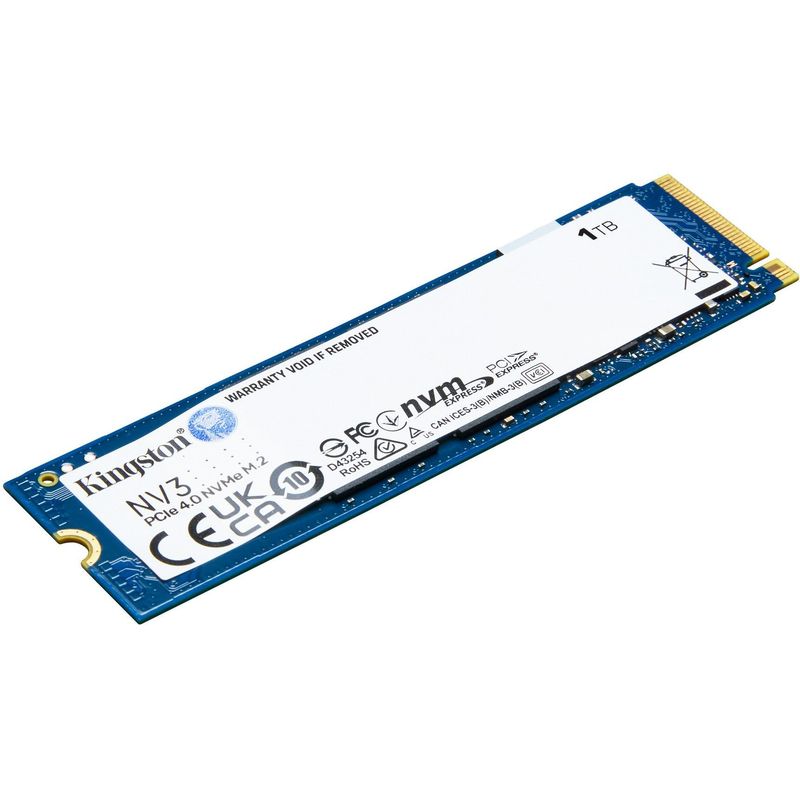 500 GB SSD Kingston NV3 M.2 NVMe PCI-E 4.0 500 GB SSD Kingston NV3 M.2 NVMe PCI-E 4.0