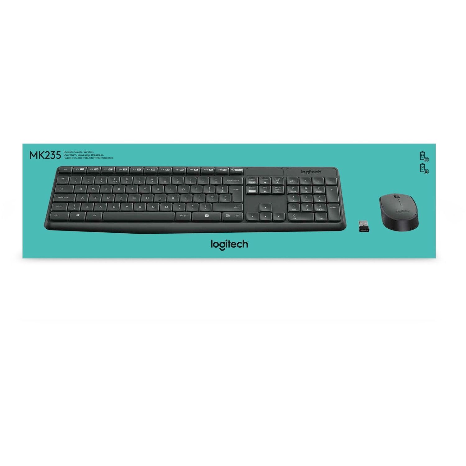 Logitech Wireless Desktop MK235, retail