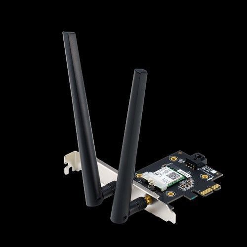 Asus WLAN & Bluetooth 5.0 PCI-E Adapter 3000 Mbit/s Asus WLAN & Bluetooth 5.0 PCI-E Adapter 3000 Mbit/s