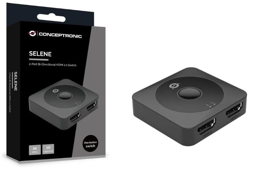 Conceptronic HDMI Switch 2 in 1 bidirektional