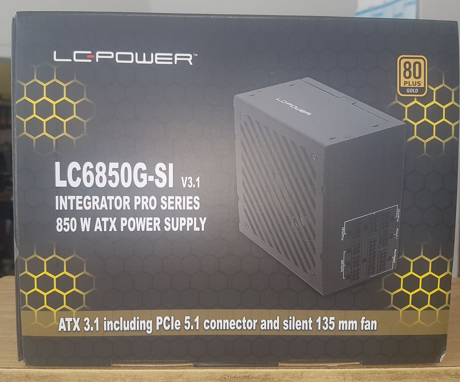 850 W Netzteil LC-Power Integrator Pro 80 Plus Gold Kabelmanagement Leise!