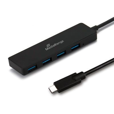 MediaRange USB Verteiler USB-C zu 4x USB 3.0 (Typ-A) MediaRange USB Verteiler USB-C zu 4x USB 3.0 (Typ-A)