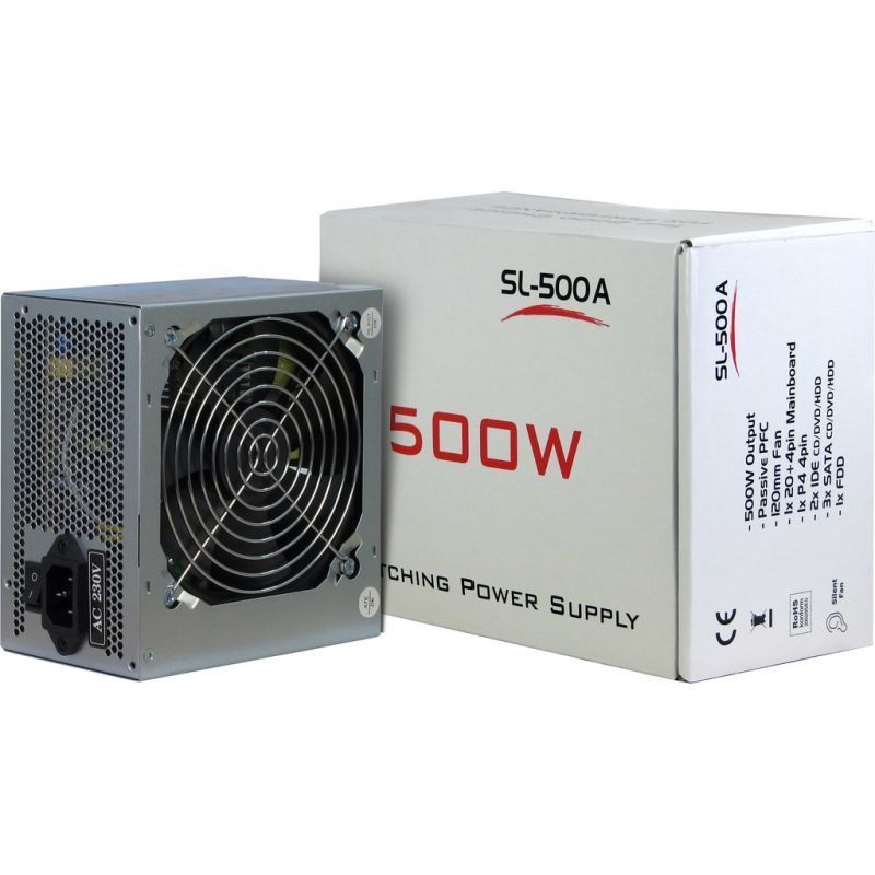 500 W Netzteil Inter-Tech SL-500A 500 W Netzteil Inter-Tech SL-500A