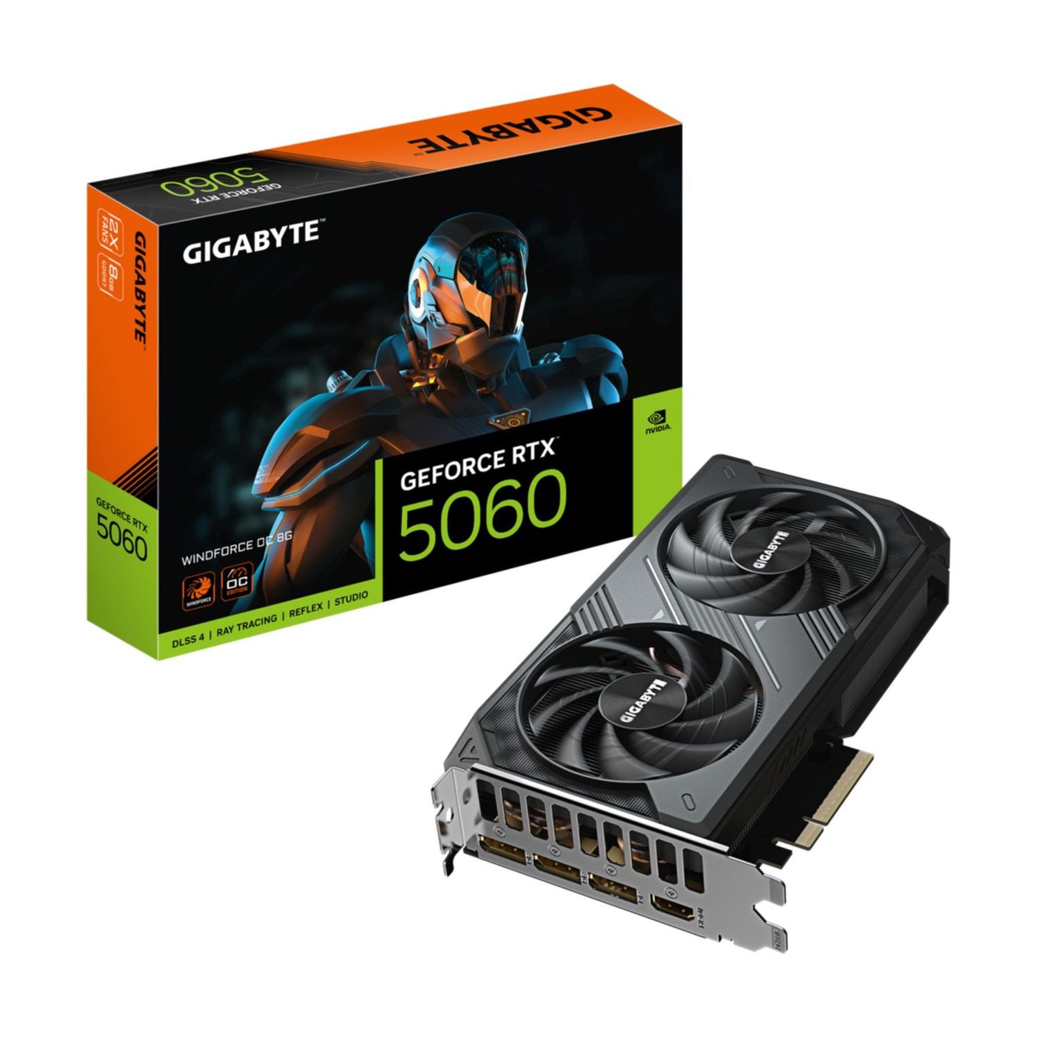 Gigabyte GF RTX5060 Windforce OC 8 GB PCI-E 5.0