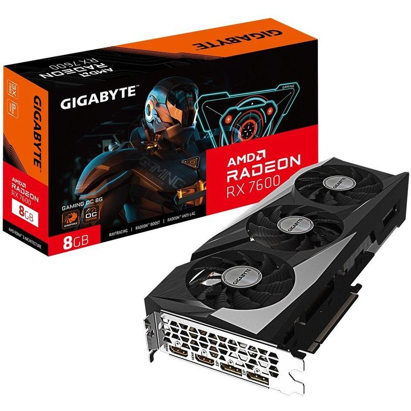 Gigabyte RX 7600 Gaming 8 GB PCI-E 4.0 Gigabyte RX 7600 Gaming 8 GB PCI-E 4.0