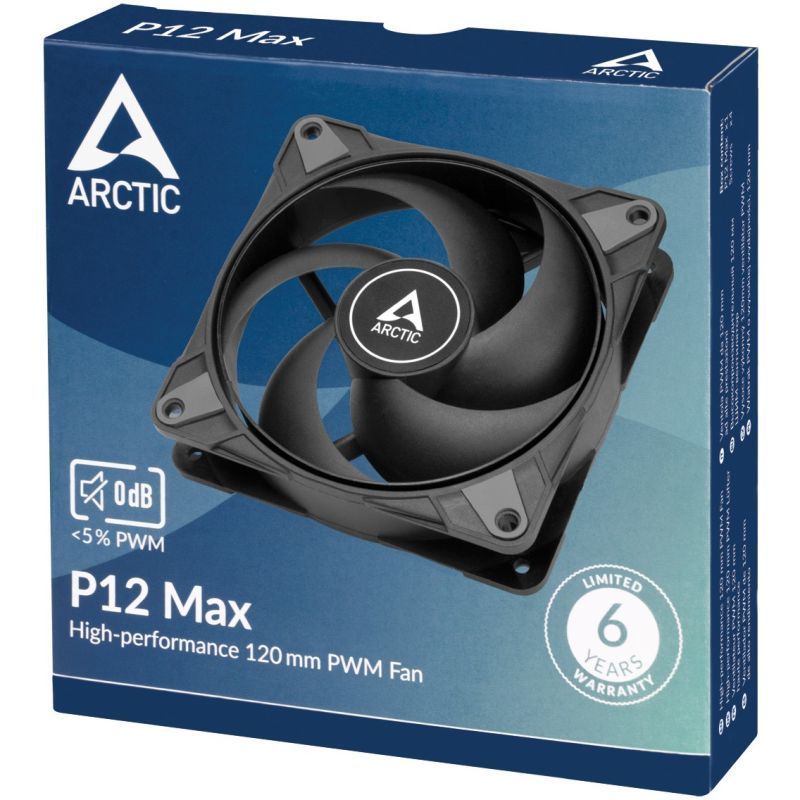 ARCTIC P12 Max 120 mm schwarz