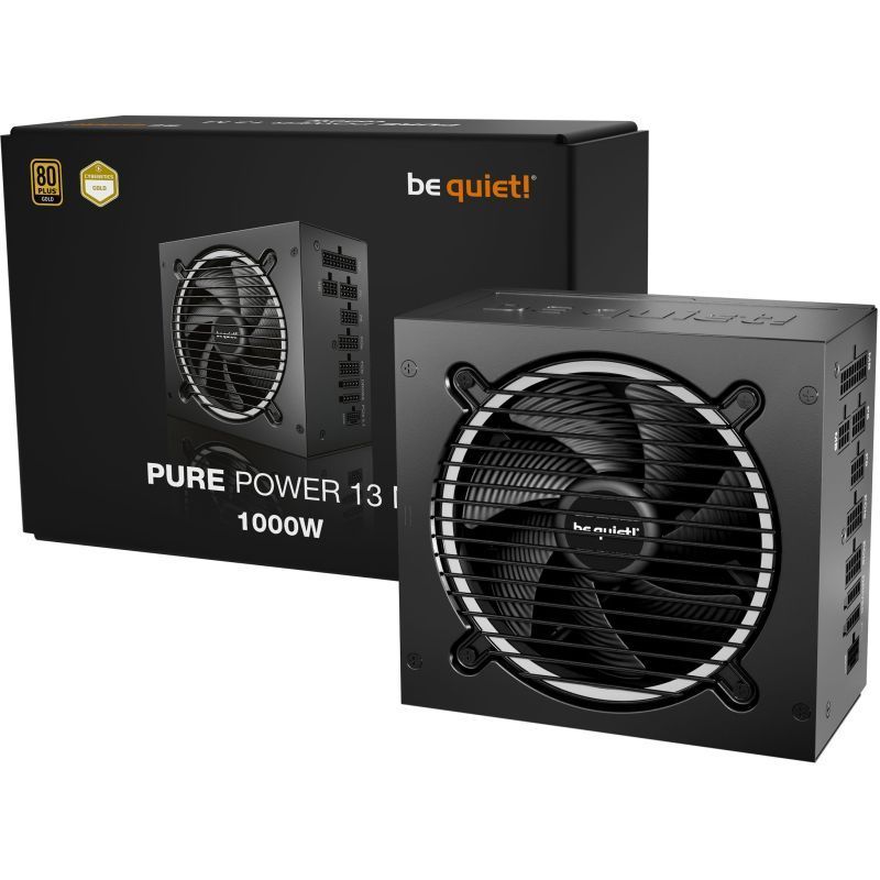 1000 W Netzteil Be Quiet! Pure Power 13 M 80 Plus Gold Super leise! Kabelmanagement 1000 W Netzteil Be Quiet! Pure Power 13 M 80 Plus Gold Super leise! Kabelmanagement