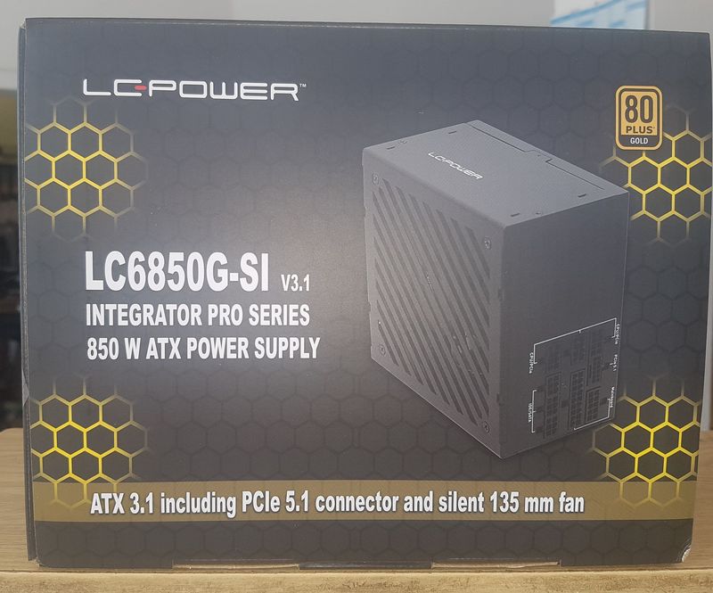 850 W Netzteil LC-Power Integrator Pro 80 Plus Gold Kabelmanagement Leise!