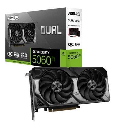 Asus GF RTX5060 TI Dual  OC 8 GB PCI-E 5.0
