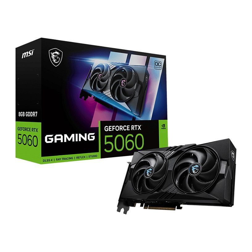 MSI GF RTX 5060 Gaming OC 8 GB PCI-E 5.0 MSI GF RTX 5060 Gaming OC 8 GB PCI-E 5.0