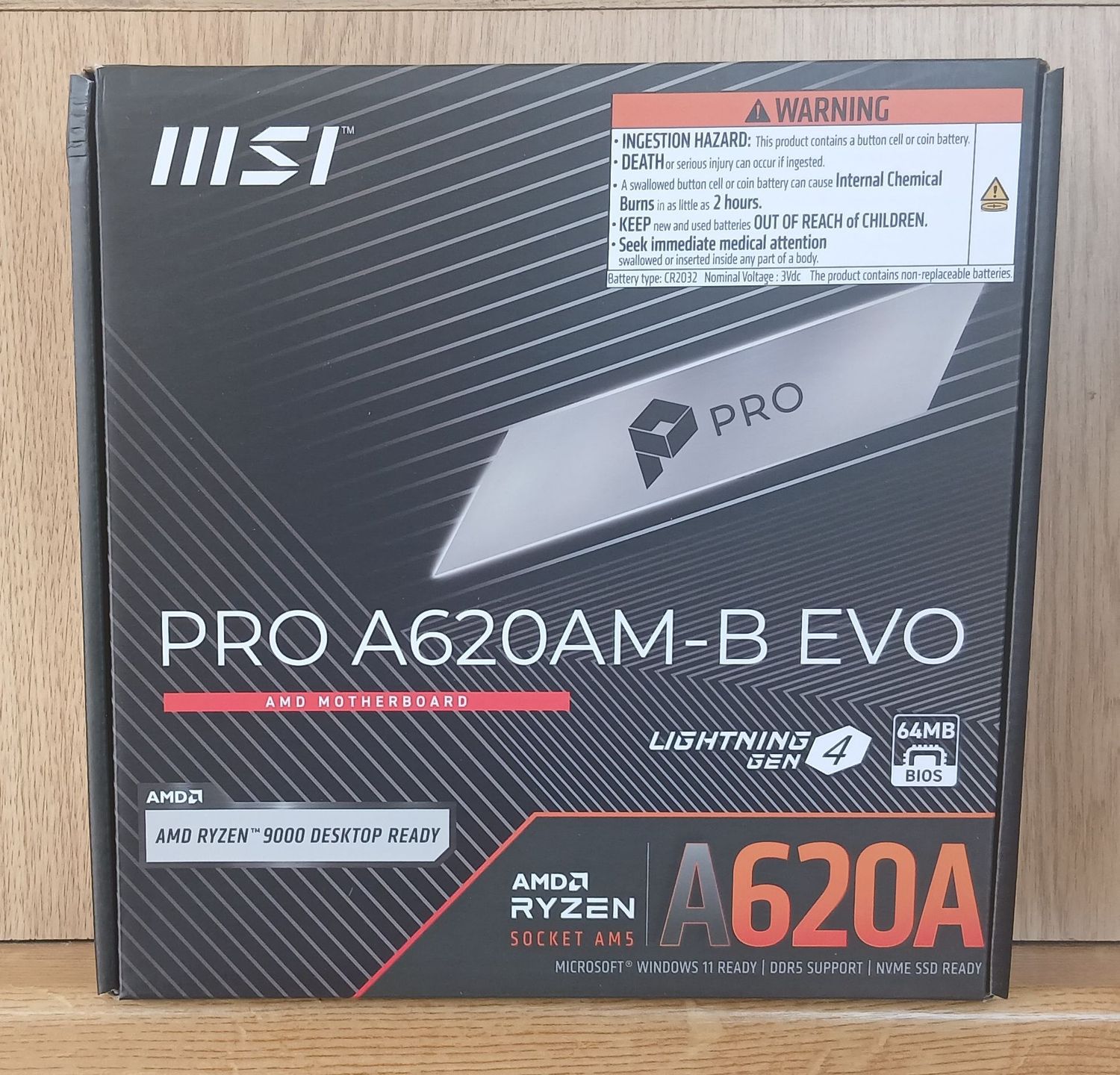 MSI Mainboard PRO A620AM-B EVO So. AM5 MSI Mainboard PRO A620AM-B EVO So. AM5