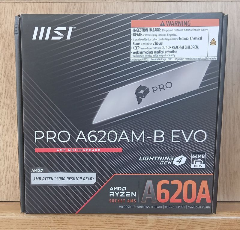 MSI Mainboard PRO A620AM-B EVO So. AM5 MSI Mainboard PRO A620AM-B EVO So. AM5
