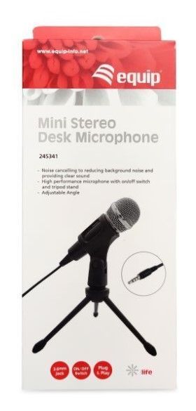 Equip Mini Stereo Mikrofon 3,5 mm