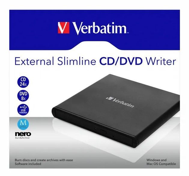 DVD Brenner Verbatim Extern Slimline