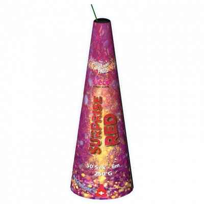 Überraschungsvulkan rot