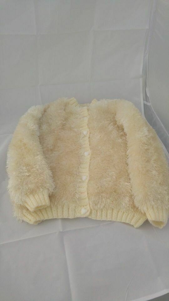 Funky Fur Jacket Natural 5-6 years