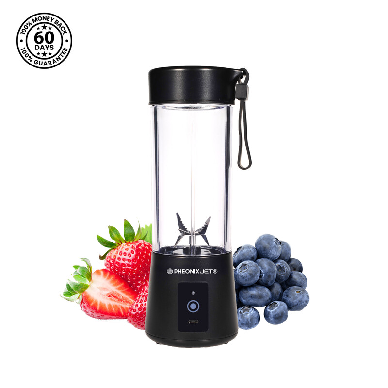 PheonixJet® USB Portable Blender - BLACK