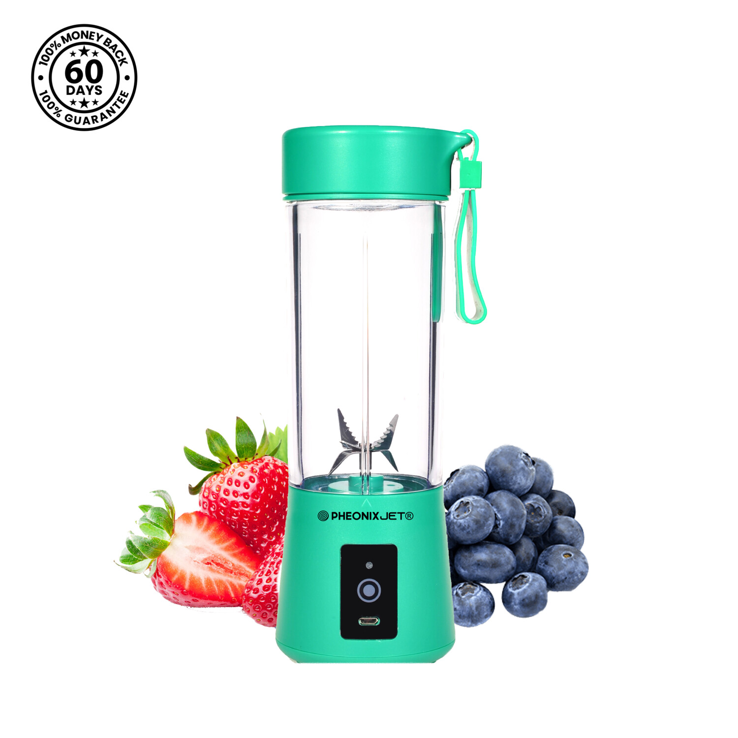 PheonixJet® USB Portable Blender - FROG GREEN