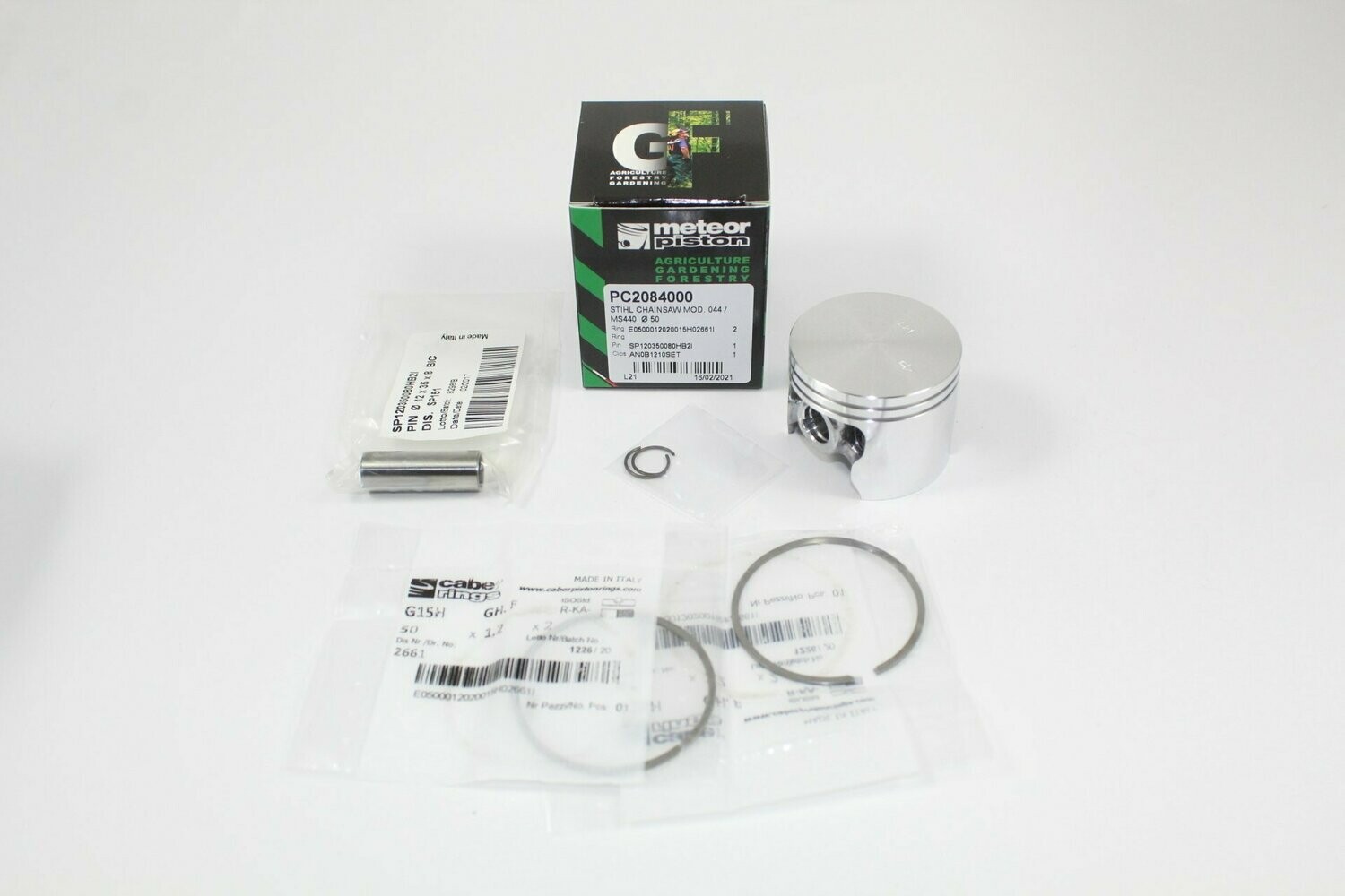 Kolben 044 / MS 440 50mm Meteor 12mm Bolzen