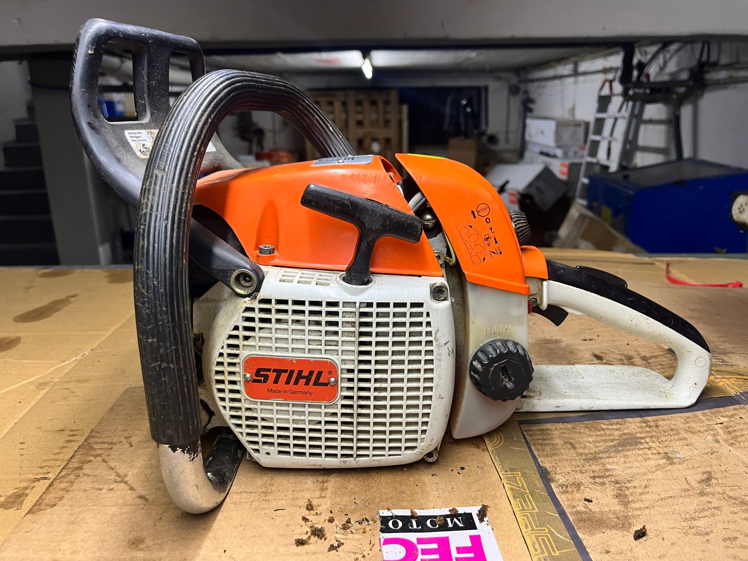 STIHL 028 AV EQ Super mit Kolbenfresser STIHL 028 AV EQ Super mit Kolbenfresser