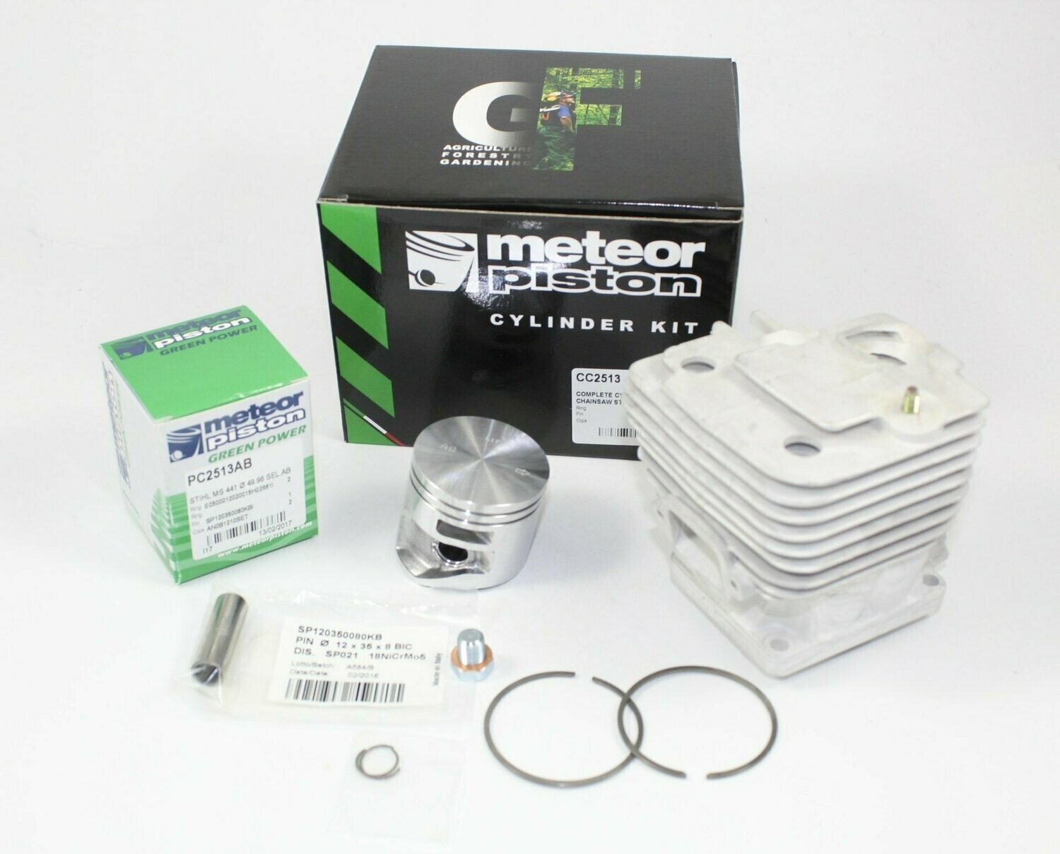 Zylinder für STIHL MS 441, 50mm Nikasil Meteor