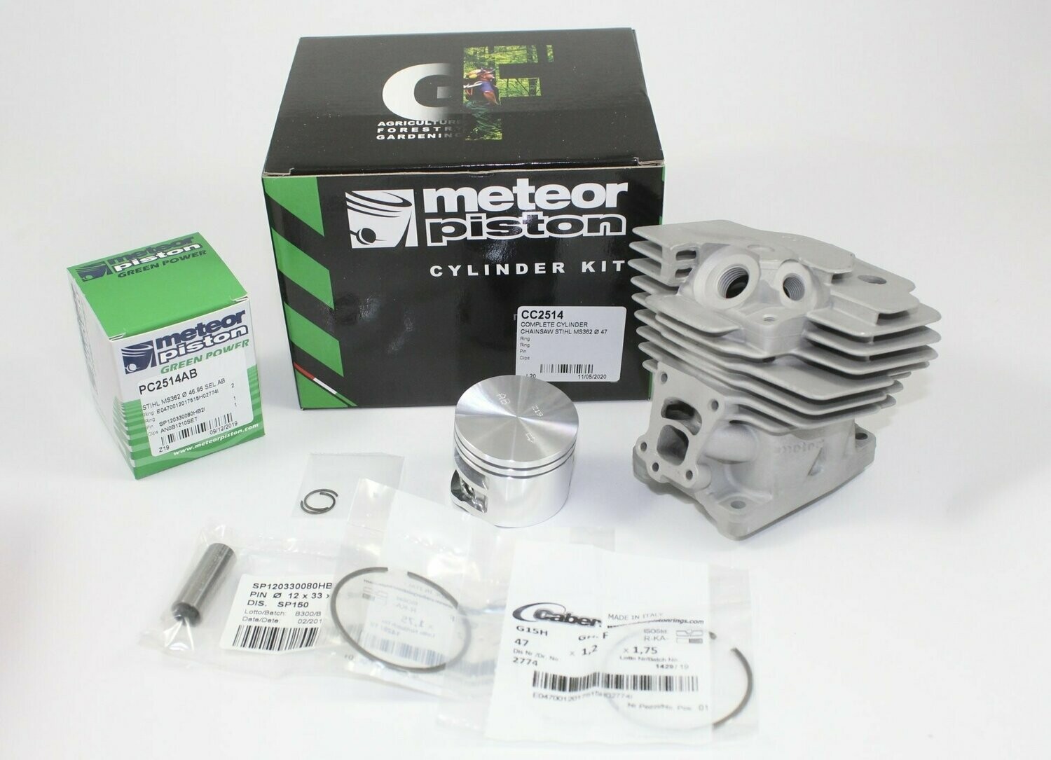 Zylinder für STIHL MS 362, 47 mm Nikasil Meteor