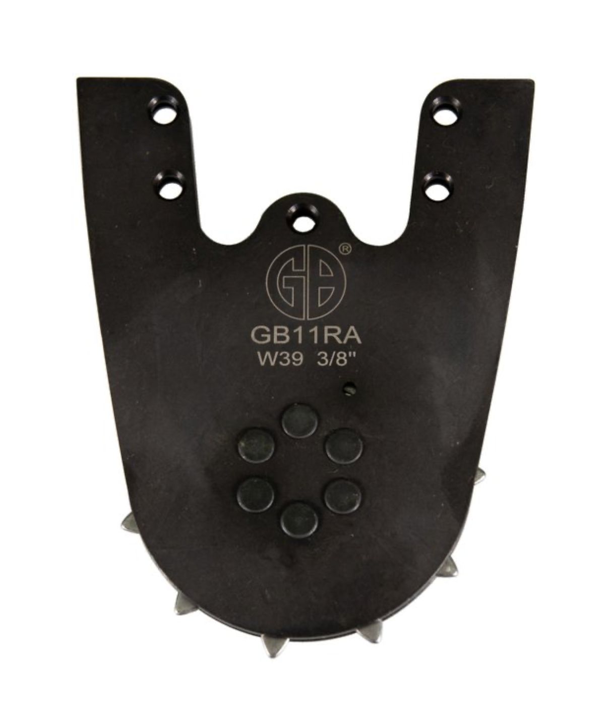 GB Kopfstück für Titanium lang Schienen 3/8"