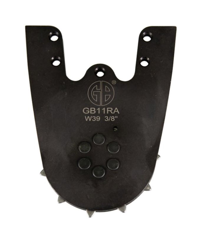 GB Kopfstück für Titanium lang Schienen 3/8"