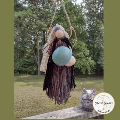 GERTI Mystical Folk Art Yarn Doll