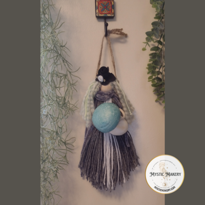 GWENDOLYN Mystical Folk Art Yarn Doll