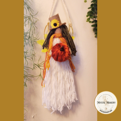 SAGE Mystical Folk Art Yarn Doll