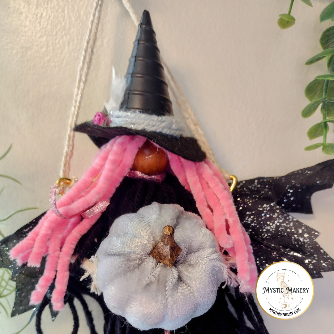 PINKY - Mystical Folk Art Yarn Doll