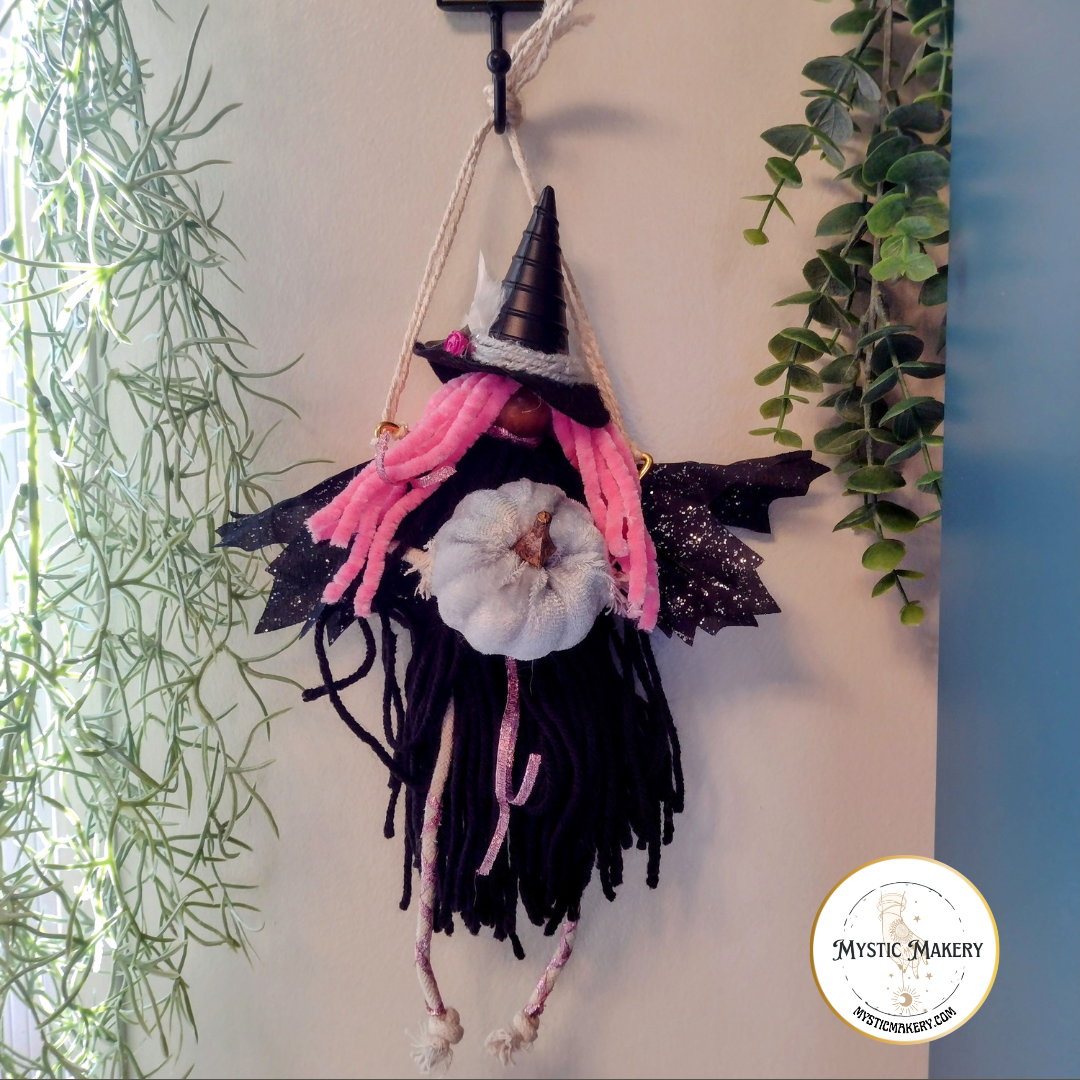 PINKY - Mystical Folk Art Yarn Doll