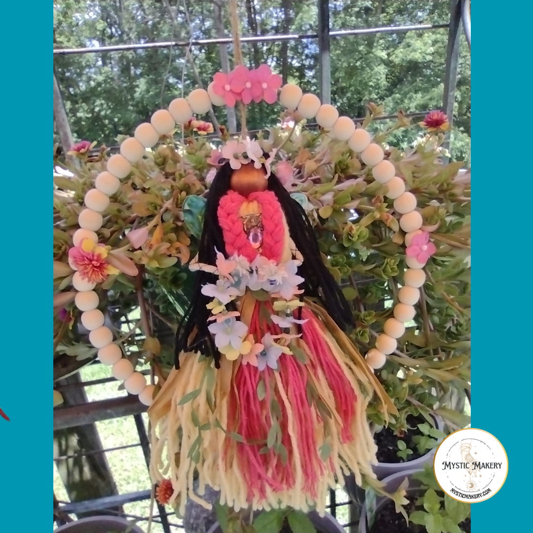 KYLANIE  Mystical Folk Art Yarn Doll