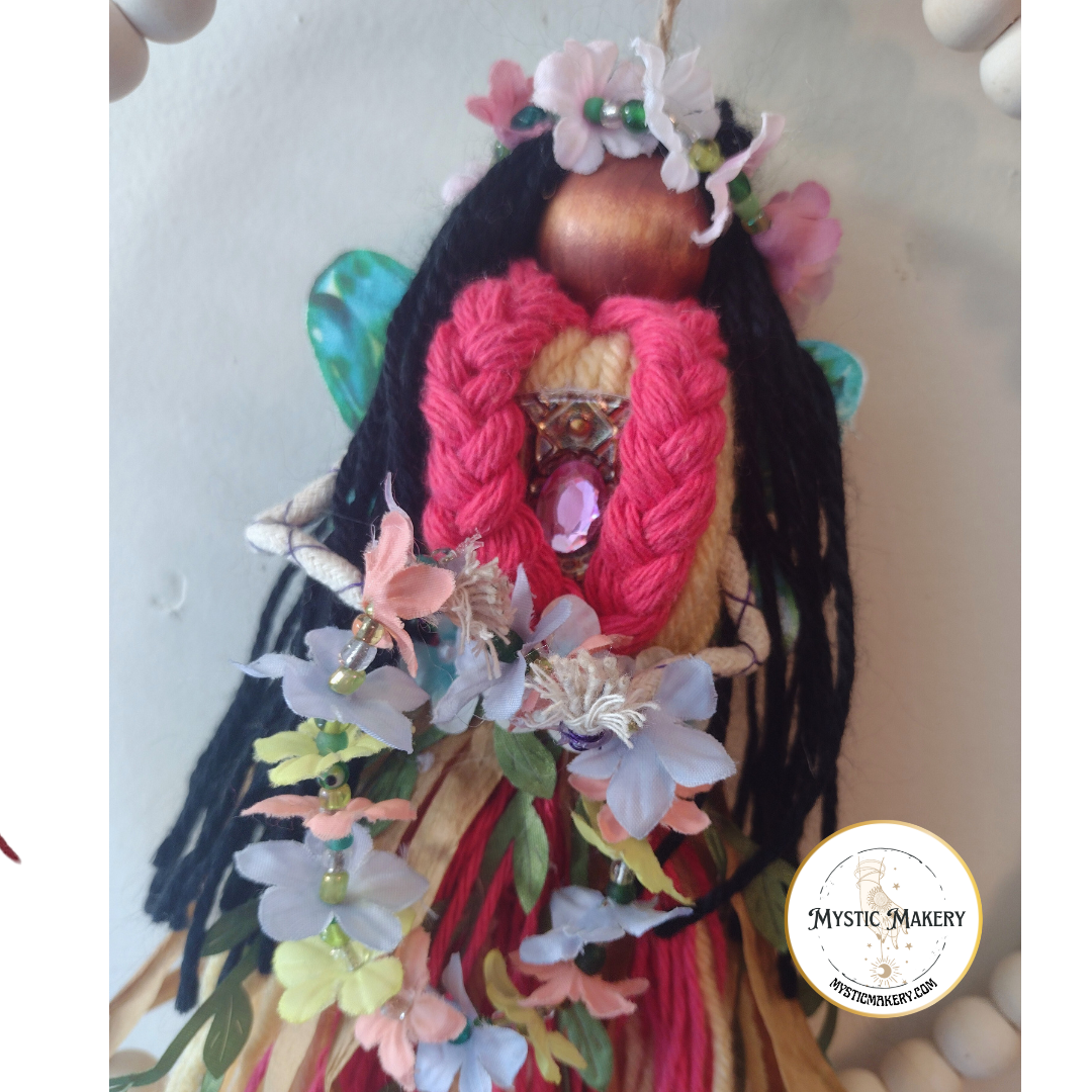 KYLANIE  Mystical Folk Art Yarn Doll
