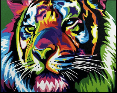 Tigre pop Art