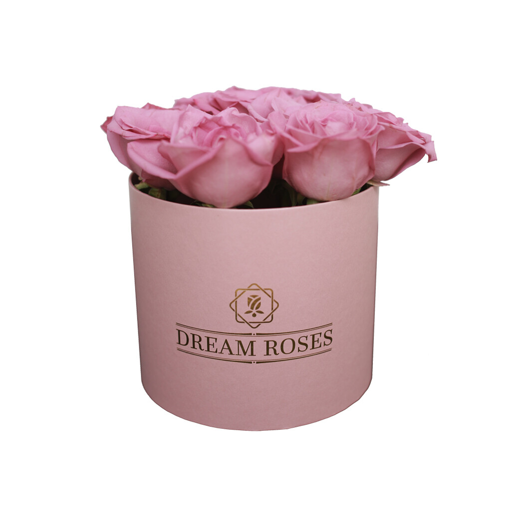 Pink Elegance Purple Roses