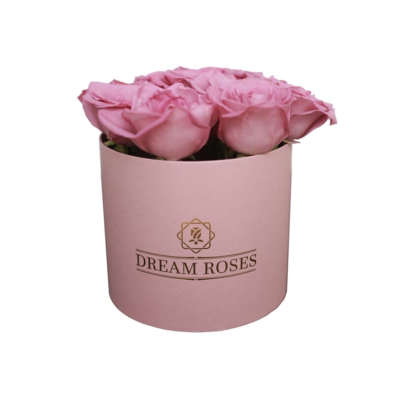 Pink Elegance Purple Roses