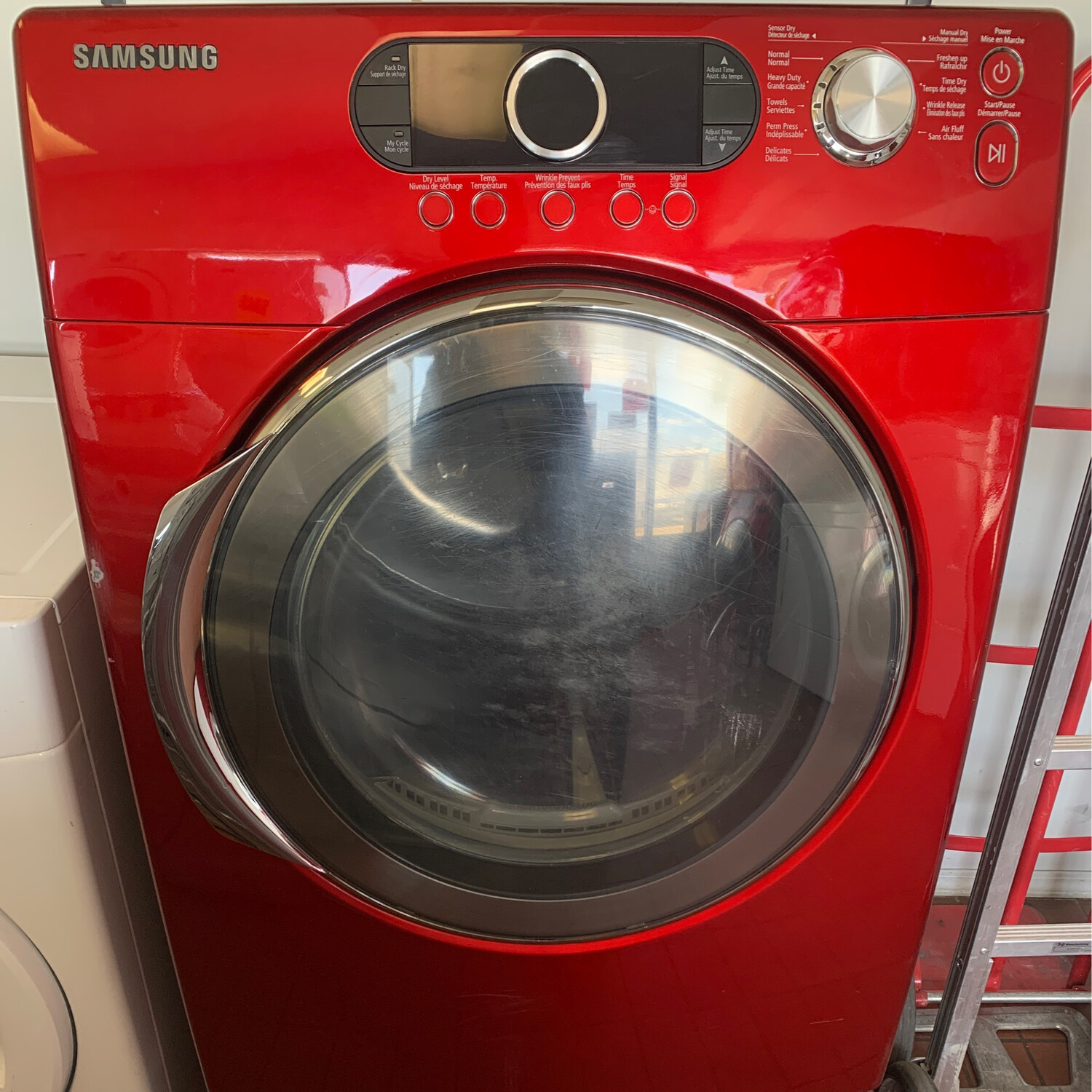 how to adjust time on samsung dryer