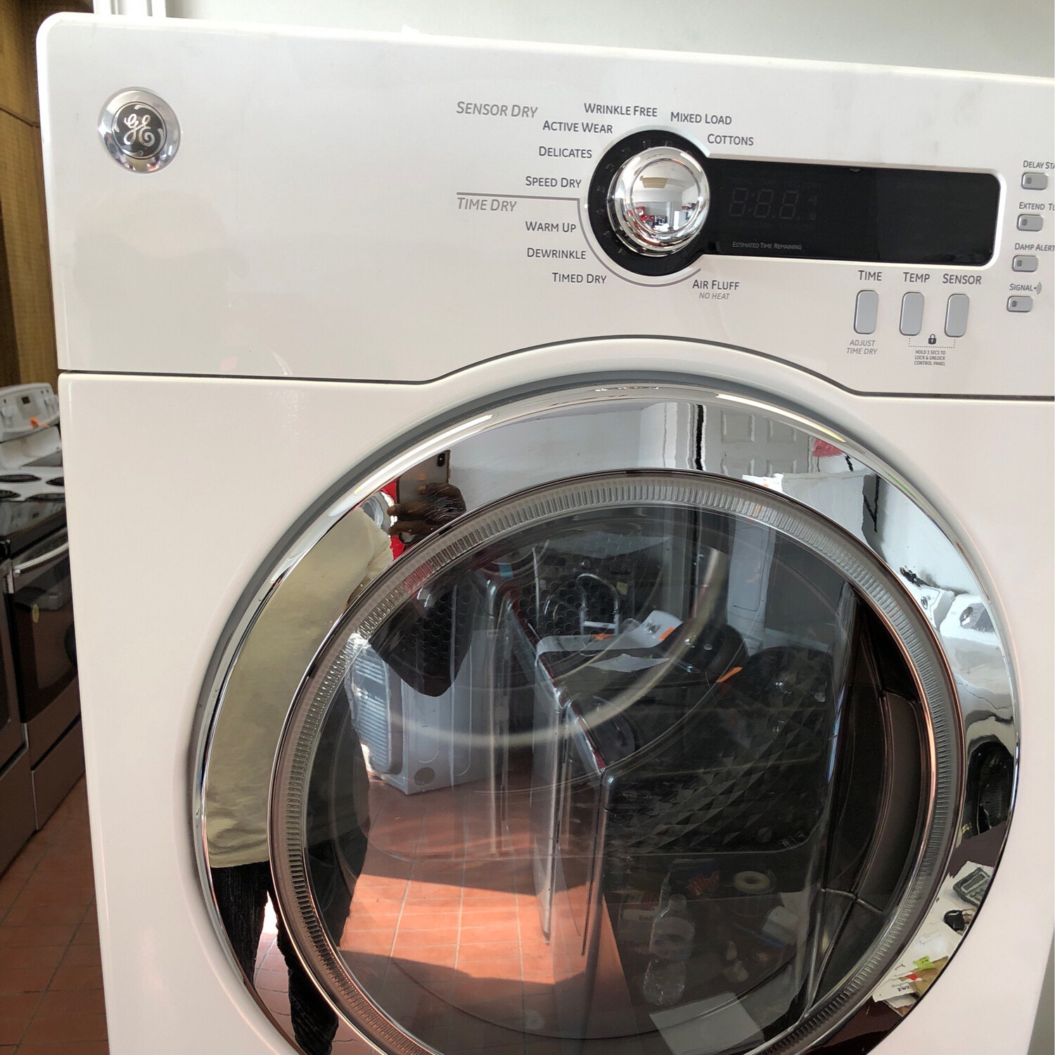 GE Apartment Dryer PCVH480EK0WW