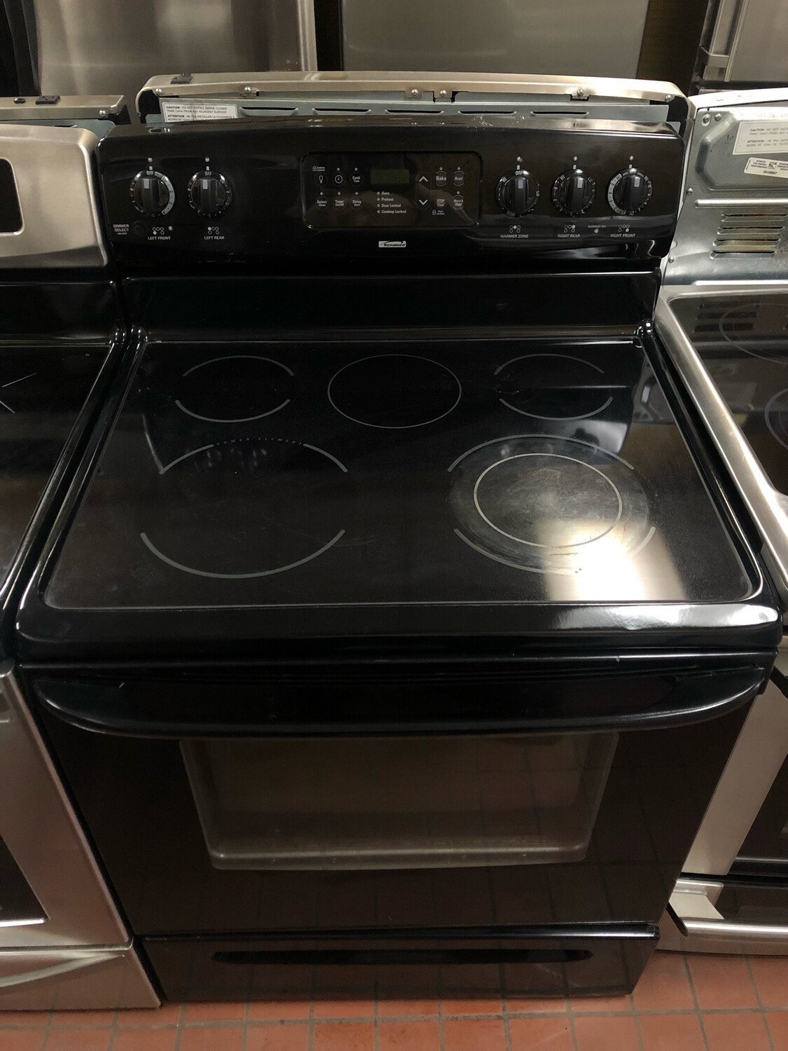 Kenmore Glass-Top Stove