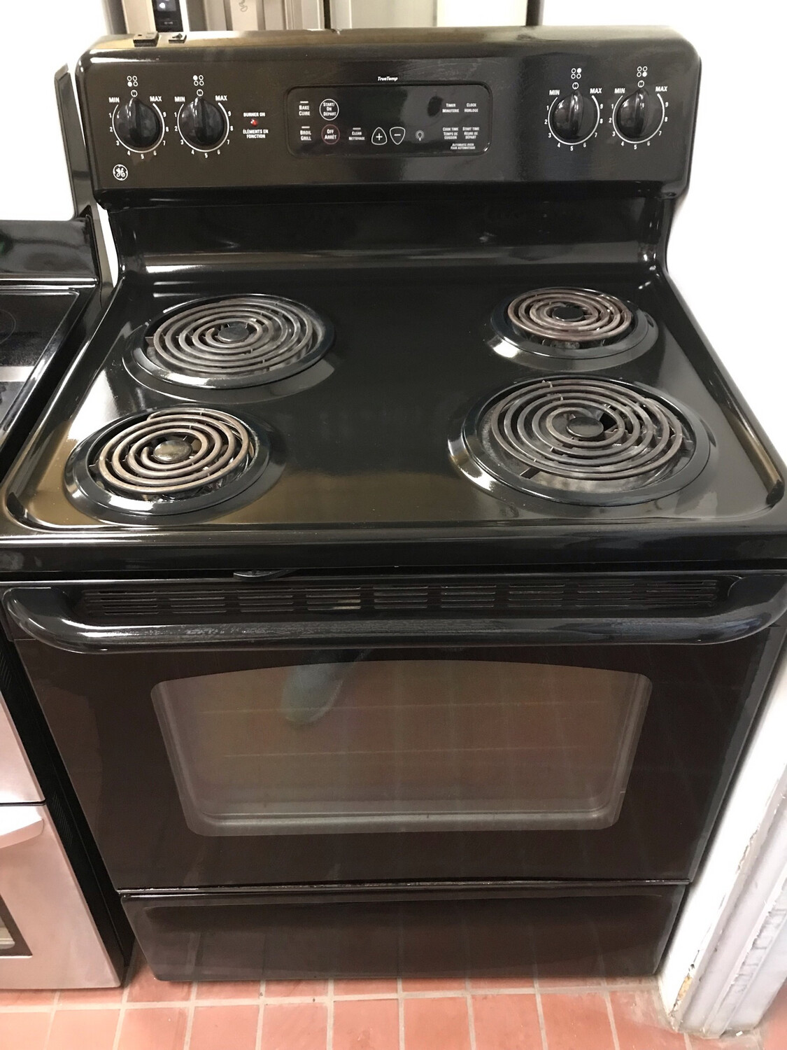 GE Black Coil Range
