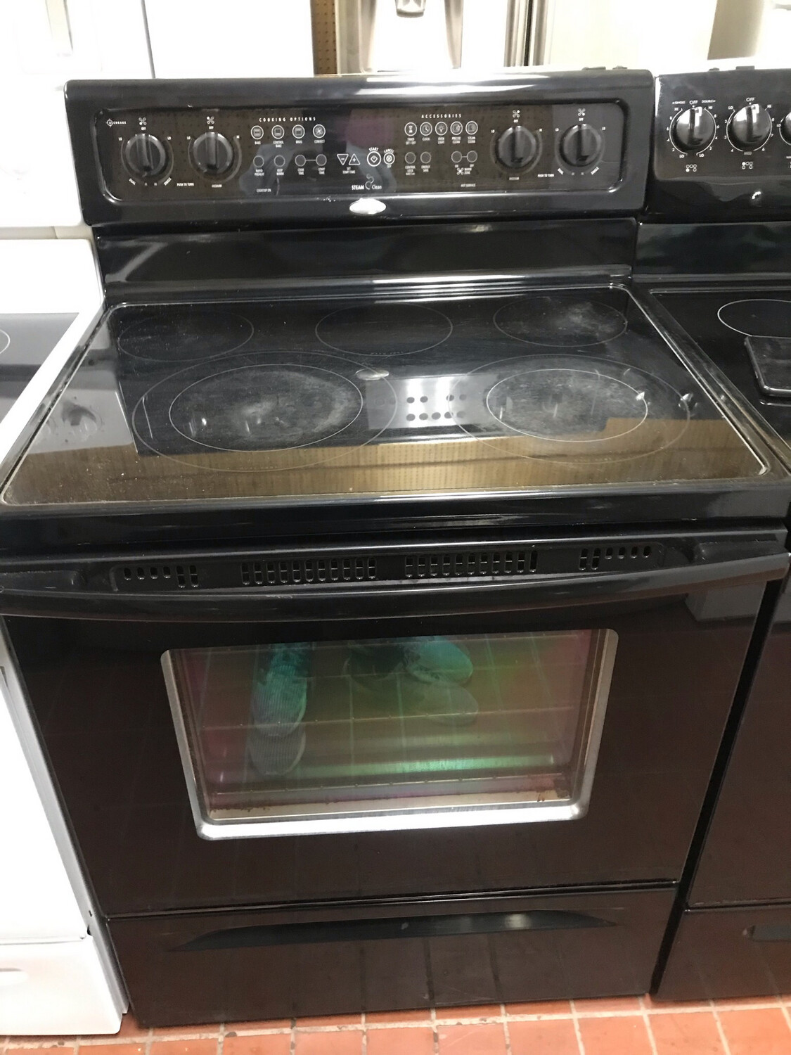 Whirlpool Black Stove
