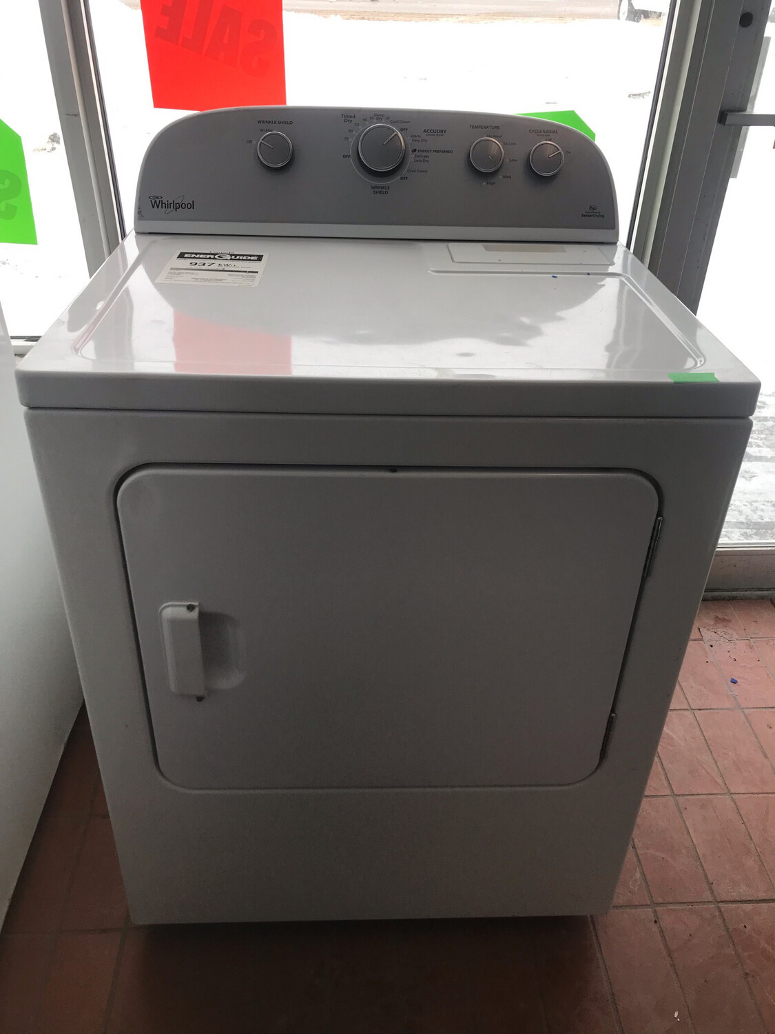 Whirlpool 29" Front-Load 7 Cu. Ft. Dryer