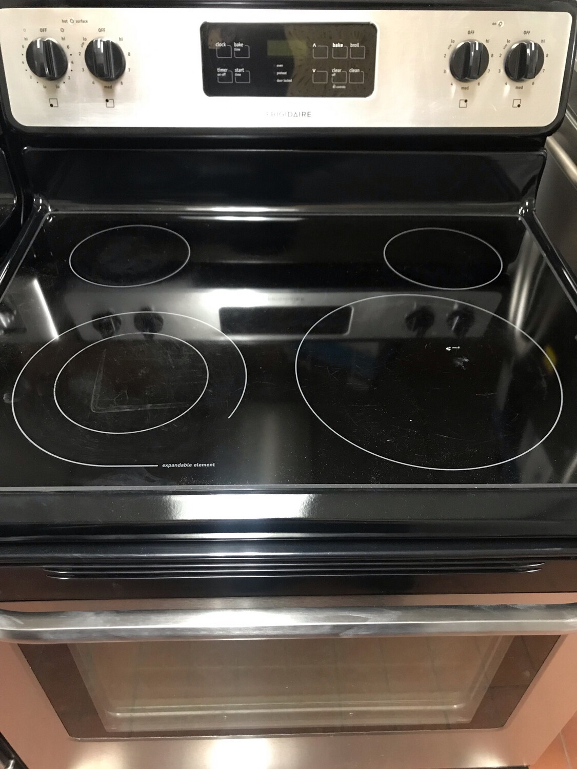 Frigidaire Glass Top-Range Stove