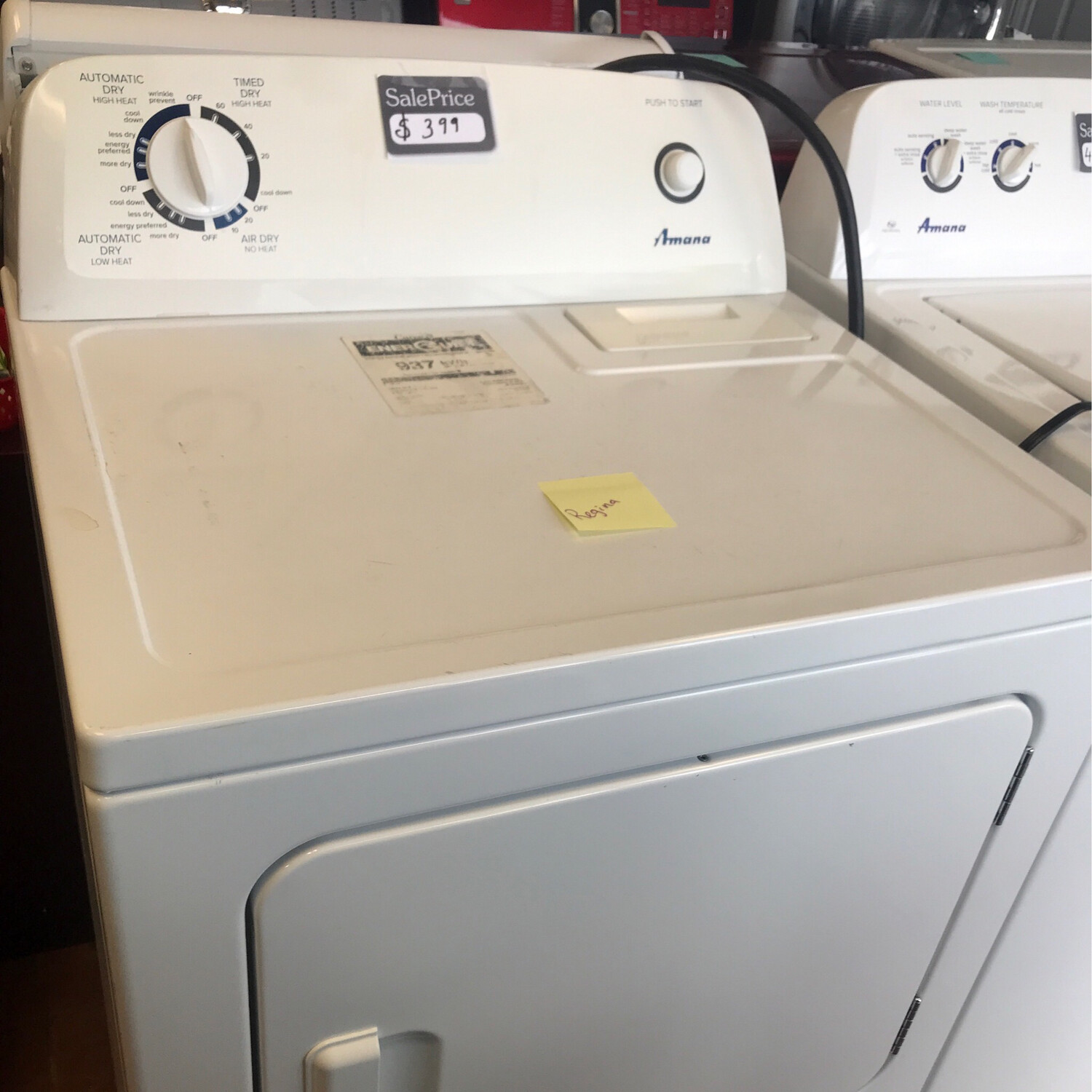 Amana Front Load Dryer