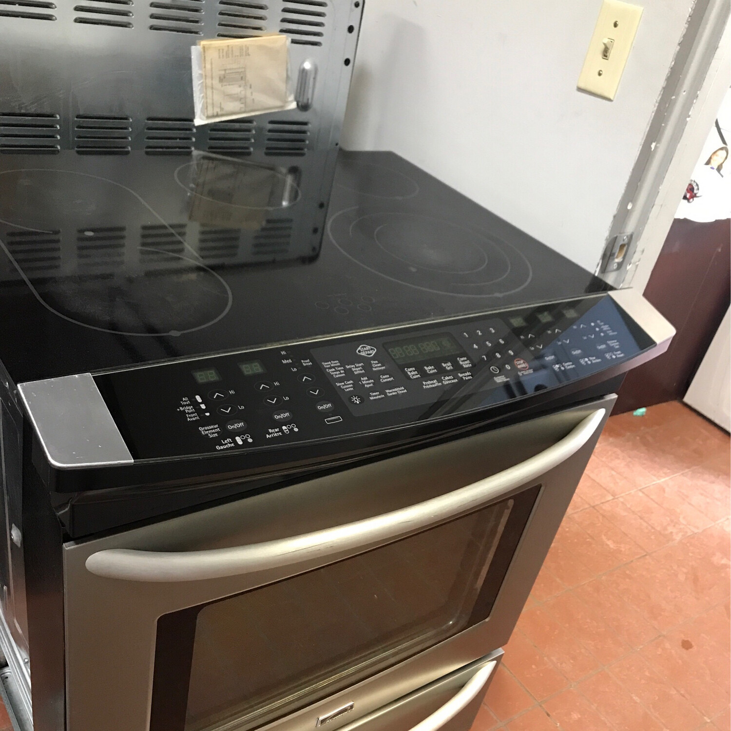 Kenmore Slide-In Glass-Top Stove