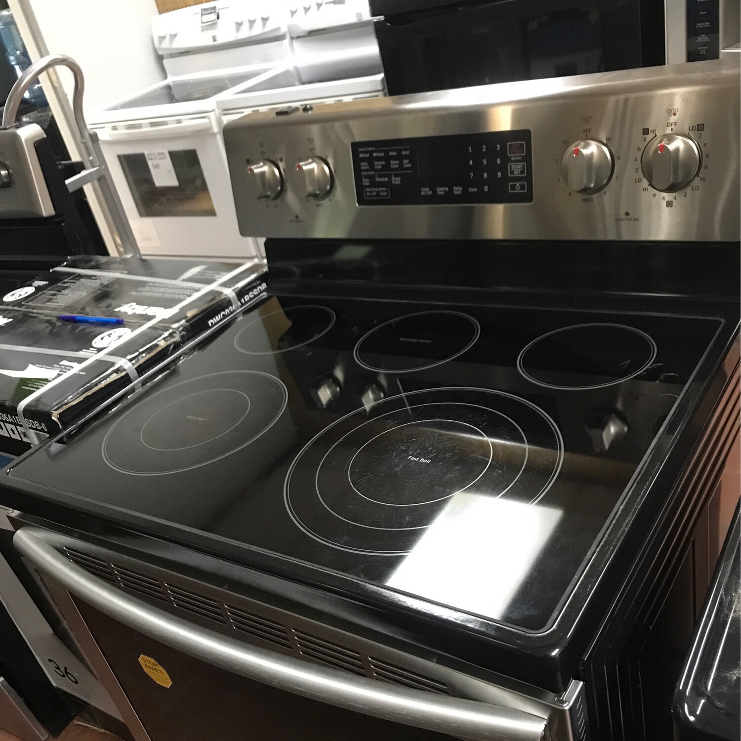 Glass top Conventional Stove