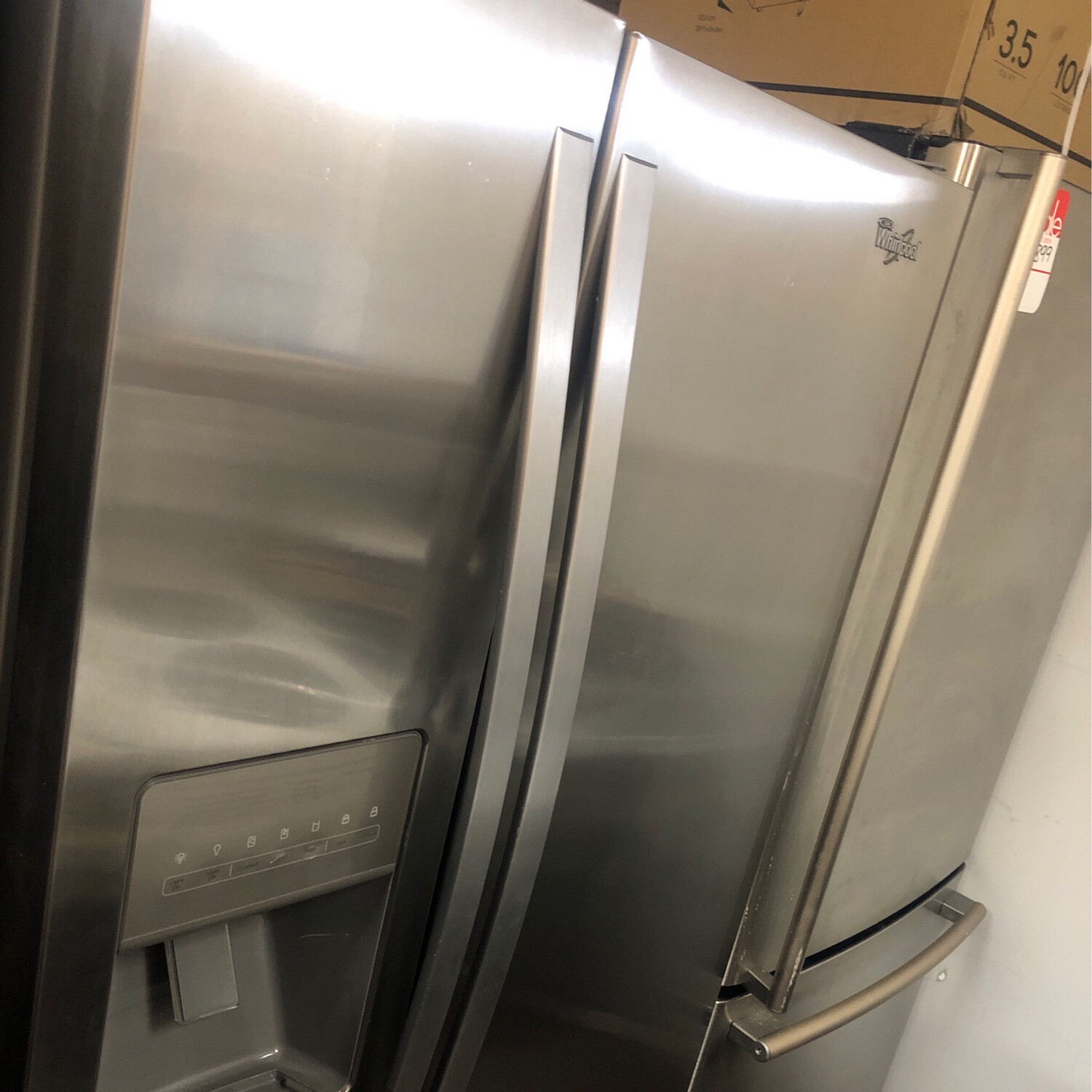 Whirlpool 33" Side by Side 22 Cu. Ft. Refrigerator  WRS322FDAM