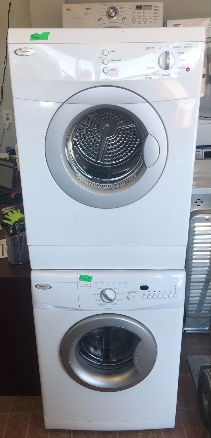 Whirlpool Compact Washer & Dryer Set WFC7500VW2, YWED7500VW1